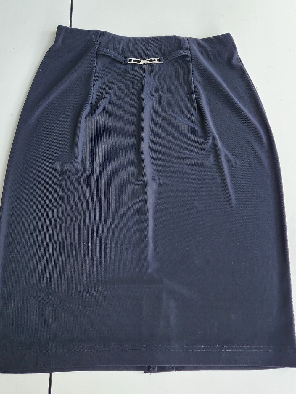 Briggs Women's Black Skirt Slinky Stretch Pull On Elastic Waist Pencil Sz S